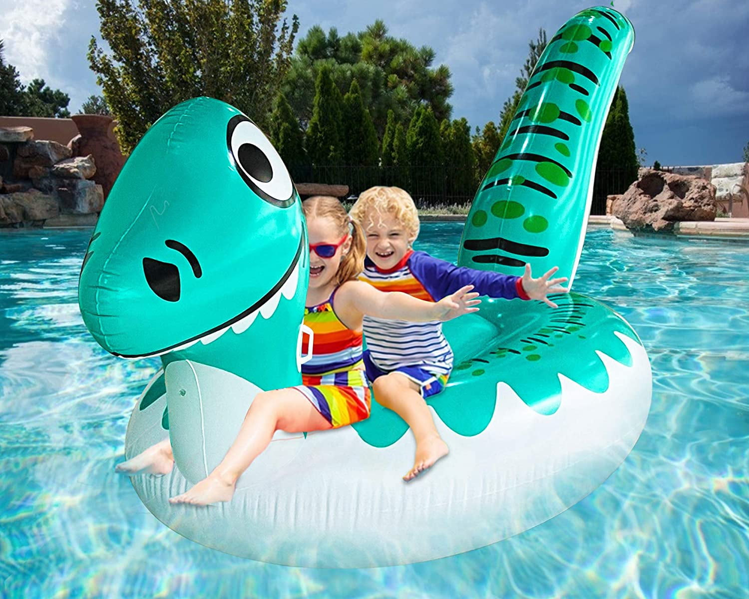 INTEX Dinosaur Inflatable Play Center With Slide