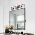 thumbnail image 4 of LNC 3-Light Farmhouse Antique Silver Bathroom Vanity Light with Seeded Glass,Indoor Wall Sconce, 4 of 10