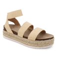 thumbnail image 4 of YOKI CHIARA-10 Women's Elastic Strappy Platform Espadrille Sandal With Ankle Strap, 4 of 4