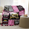 thumbnail image 7 of LHSHID Boss Gifts for Women Boss Lady Gifts for Women Boss Day Gifts for Women Boss Birthday Gifts for Women Boss Appreciation Gifts for Women Boss Gifts for Christmas Throw Blanket 30"x40", 7 of 7