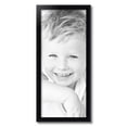 thumbnail image 2 of ArtToFrames 12" x 28" Satin Black Bull Nose Picture Frame, 12x28 inch Black Wood Poster Frame (WOM-1417), 2 of 7