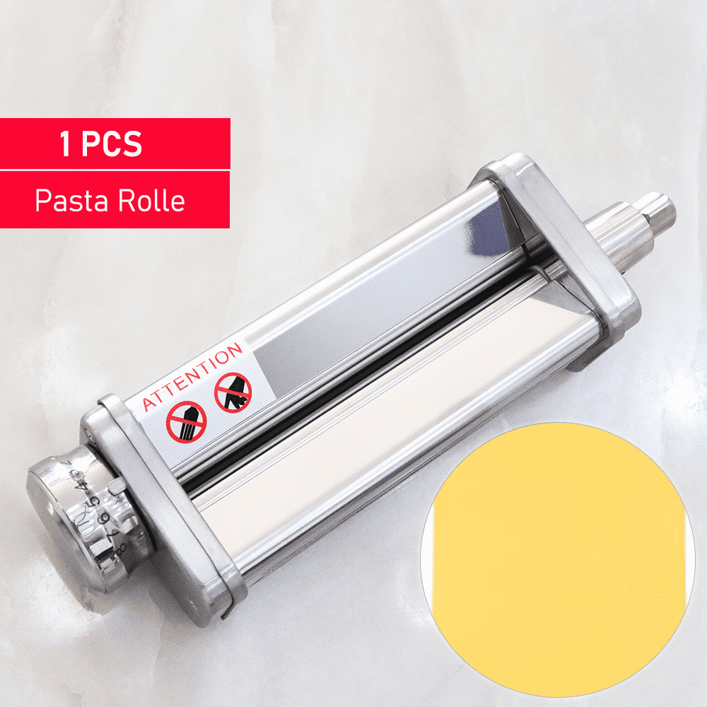 Pasta Sheet Roller Attachment for KitchenAid Stand Mixers, Stainless Steel Pasta Roller Only