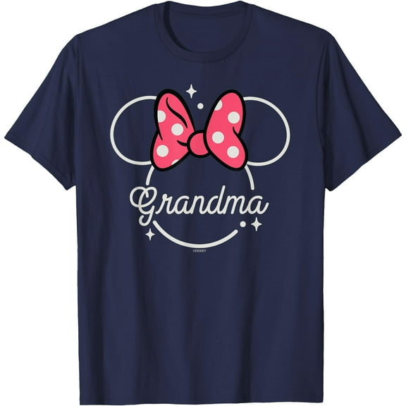 Minnie Mouse Grandma Head Icon Magic Mother’s Day DTG Print Unisex T-Shirt