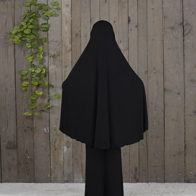 Women's Muslim Jilbab Two Piece Set Burka Cover Ups Dress with Hijab Abaya  Prayer Clothes Islamic Dubai Kaftan Burqa - Walmart.com