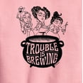 thumbnail image 2 of Hocus Pocus - Trouble is Brewing - Youth Crewneck Fleece Sweatshirt, 2 of 4