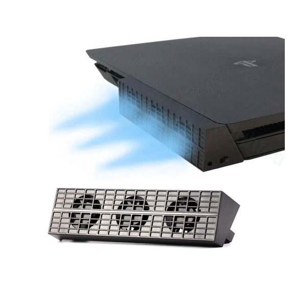 Intelligent Cooling Fan for PS4 Slim, External Temperature Control Fan Cooler Cooling System for Playstation 4 Slim Gaming Console [NOT for PS4 / PS4 Pro]