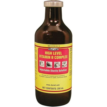 Durvet Vitamin B Complex Hi-Level 250 mL 250ML