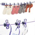thumbnail image 5 of 2 Pieces Camping Clothesline, Non-Slip Clothesline with 12 Clothespins, Outdoor, Indoor Use, 5 of 5