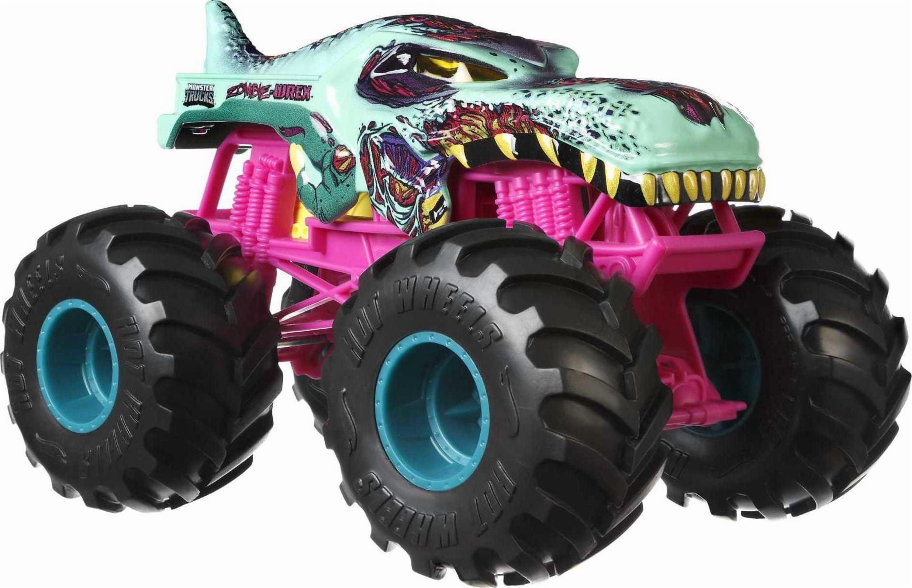 Hot Wheels Monster Trucks 1:24 Scale Die-cast Zombie-Wrex