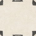 thumbnail image 4 of SAFAVIEH Casablanca Jerrie Aztec Plush Shag Area Rug, Ivory/Grey, 4' x 6', 4 of 7