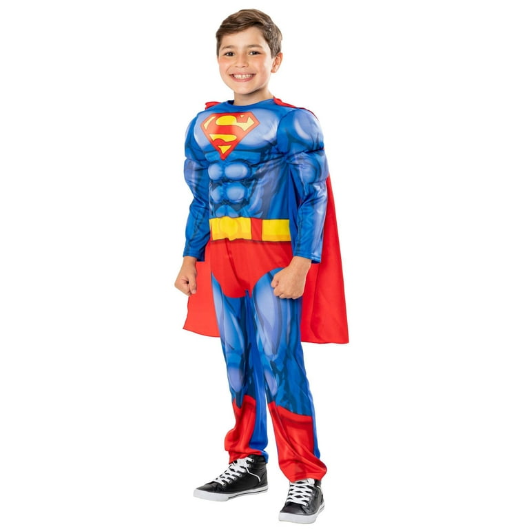 Kids Superman Costume Padded Muscle Suit Kids Superman Costume Padded Muscle Suit