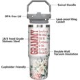 thumbnail image 2 of 30oz Grandma Tumbler with Handle and Straw, Stainless Steel Insulated Nana Cup with Top Handle and Lid, Grandma Coofee Mug Christmas Birthday Gifts for Grammy/Gigi/Mimi, 2 of 6