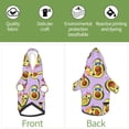 thumbnail image 4 of Yiaed Cartoon Avocados Print Dog Hoodie Security Pet Dog Costume Pets Dog Hoodie Sweatshirt with Pocket for Small Dogs-Large, 4 of 5