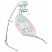 Fisher Price My Little Snugakitty Baby Cradle & Swing with Sounds | BGB32