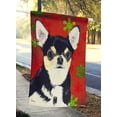 thumbnail image 2 of Carolines Treasures SC9439CHF 28 x 40 Po. Chihuahua Flocons de Neige Rouges et Verts Drapeau de Noël en Toile - Taille Maison, 2 of 4