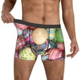 thumbnail image 2 of Kdxio Men's Boxer Briefs with Easter Eggs Print - Comfortable and Breathable Underwear for Everyday Wear, 2 of 7