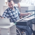 thumbnail image 5 of Seat Cushion-2” Thick Foam Pad with Handle, Machine Washable Cover-Comfort and Support in Wheelchair, Car, Desk, Office Chair by Bluestone (Navy Blue), 5 of 8