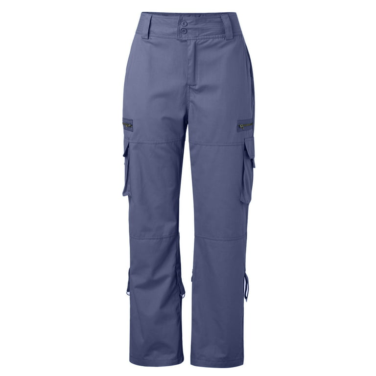 Patch Pocket Flare Cargo Pants - Camo