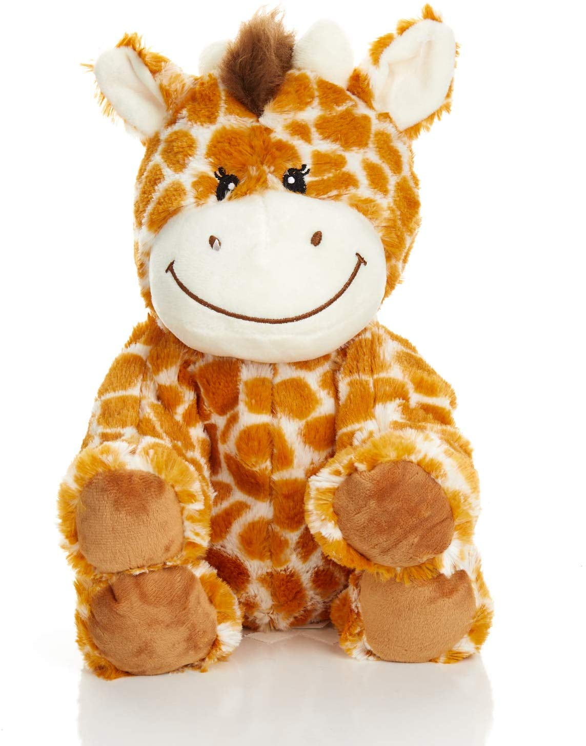 Large Cozy Plush Lavender Scented Fully Microwavable/Heatable Cute GIRAFFE Toy 