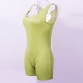 thumbnail image 3 of Women Jumpsuit Sleeveless U-Shaped Neck Bodycon Solid Color Short Jumpsuit, 3 of 6