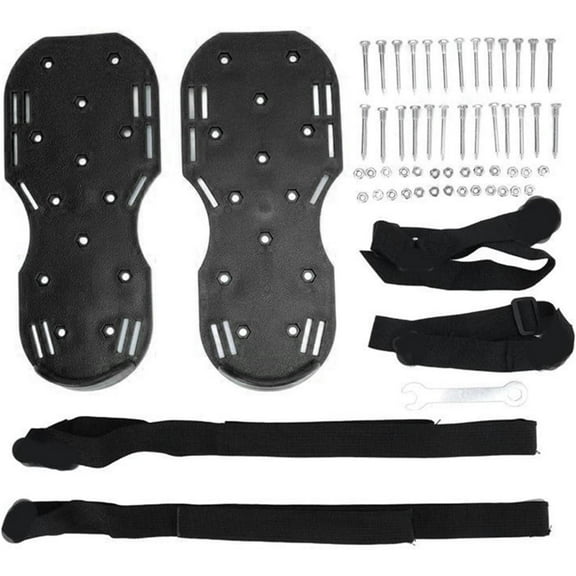 Lawn Aerator Garden Nail Shoes Grass Loose Soil Tool 5cm Long Nail Lawn Aerator Spikes Shoes Self-Leveling Epoxy Yard Cultivator(Black)