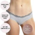 thumbnail image 2 of Womens Underwear Hipster Panties Soft Cotton Hug Fit- 8 Pack - 3XL, 2 of 6