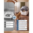 thumbnail image 6 of Automatic Litter Box, Smart Self-Cleaning Cat Litter Box with Odor Control, Safety Sensors, 76L Drum, 13L Waste Bin and Tuya App Control for Cats 3.3–28 lb, 6 of 8