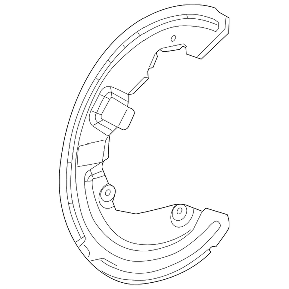 Genuine OE GM Backing Plate 22802367