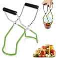 thumbnail image 1 of Pinzas para tarros, elevadores de tarros, clip anti-escaldado, clip para tarros, pinzas para levantar vidrios Elevador de tarros de acero inoxidable con mango para un agarre seguro para tarros Mason ( Afortunado Sencillez, 1 of 4