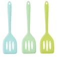 thumbnail image 2 of D-GROEE 3Pack Silicone Slotted Fish Turner Spatula for Baking, Cooking Heat Resistant Non Stick Cookware Strong, 2 of 7