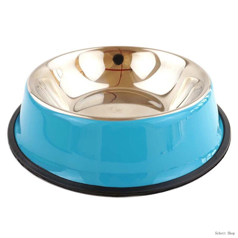 Dog Cat Rabbit Pet Animal Bowls Small Large Metal Stainless Steel Dish