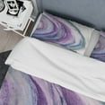 thumbnail image 4 of Designart 'Watercolor Geode I' Geometric Duvet Cover Set, 4 of 4