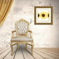 thumbnail image 3 of Quillen, Donnie 20x20 Gold Ornate Wood Framed with Double Matting Museum Art Print Titled - Sunflowers in a Row I, 3 of 4