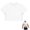 White, variant on FOPSUFGWFO Mens Crop Tops Basic Casual Short Sleeve T-Shirts Crew Neck Daily Wear Loose Fit Fashion Blouses For Male Party Night Out Blue L