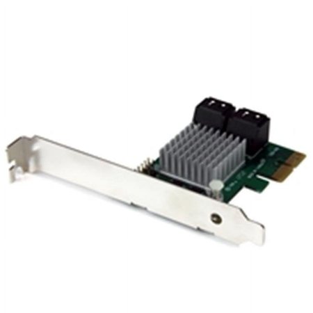 UPC: 0065030849951 | StarTech.com 4 Port PCI Express 2.0 SATA III 6Gbps RAID Controller Card with HyperDuo SSD Tiering