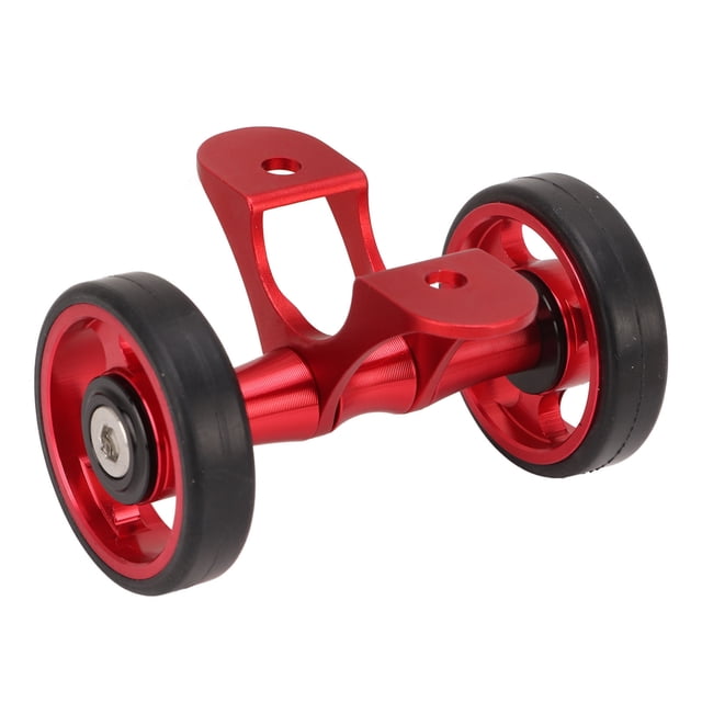 Roue de Garde-Boue Arrière Pliante, Pneu de Caoutchouc de Roue de Garde-Boue Easywheel de Vélo pour Accessoires de Vélo Rouge