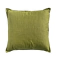 thumbnail image 4 of Videri Home 20"x20" Green Faux Linen Decorative Throw Pillow Covers, Natural for Sunroom(2 Pack), 4 of 6
