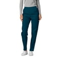 thumbnail image 4 of Adar Universal Women's Scrub Set - Warm-Up Scrub Jacket and Elastic Pull-On Pants - 902 - Caribbean Blue - XL, 4 of 7