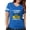 Royal Blue, variant on CafePress - I Stand With Ukraine - Womens Football Shirt
