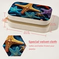 thumbnail image 5 of Starfish Velvet Portable Travel Organizer with Removable Compartment – Gift Idea, Jewelry Organizer, Storage Box, and Bracelet Holder, 5 of 7