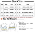 thumbnail image 5 of Blmnix Push Up Bra Bra for Women Lace Bra Minimizer Bras Bras Full-Figure Beige Wireless bras for Women,XXL, 5 of 5