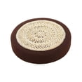 thumbnail image 3 of Coussin de Siège Rond Respirant pour Méditation, Coussin de Sol pour Café 50cmx6cm, 3 of 9