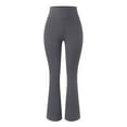 Women Bootcut Leggings Ladies High Waisted Flare Yoga Pants Ribber