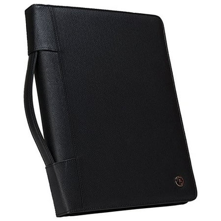 Case-It Executive Zippered Padfolio with Removable 1" Binder and Letter Size Writing Pad, PAD-40