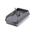 thumbnail image 4 of Arena para gatos, orinal para gatitos, inodoro, caja de arena para gatos, lavabo de arena para gatos, valla elevada portátil, colcha para gatos, Gris oscuro y M, 4 of 8