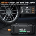 thumbnail image 3 of NEXPOW WP6 Jump Starter with Air Compressor, 4000A Portable Jumper Starter (up to 8L Gas 8L Diesel Engine) with 160PSI Digital Tire Inflator, 12V Car Battery Charger Booster, 60W Fast Charging, 3 of 7