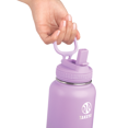 thumbnail image 4 of Takeya Actives Stainless Steel Water Bottle w/Straw lid, 32oz Lilac, 4 of 4