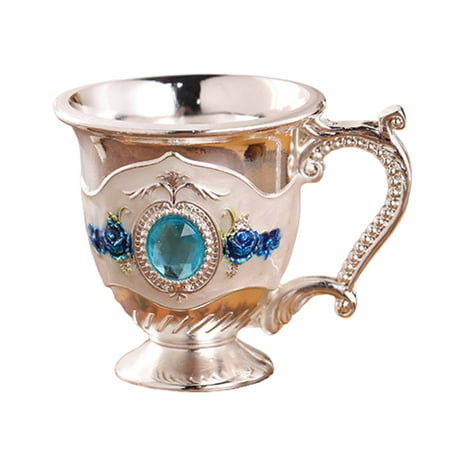 

Meizhencang Wine Glass Creative Retro Design Zinc Alloy Exquisite Practical Drinking Cup for Party