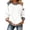 White, variant on Womens Sweatshirts Women's Anniversary Print Sweatshirt Without Hood Crew Neck Long Sleeve Casual Pullover Soft Black L