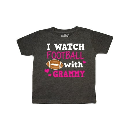 

Inktastic I Watch Football with My Grammy Gift Toddler Toddler Girl T-Shirt